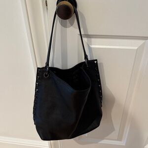 Ted Baker Black Studded Shoulder Bag